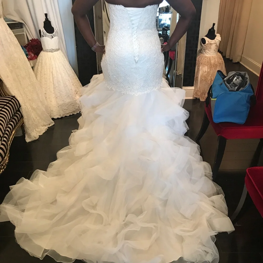 Dresses | All White Plus Size Wedding Dress | Poshmark